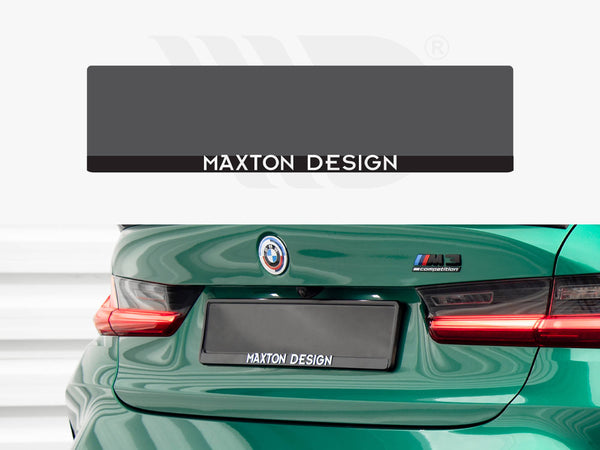 Maxton Design Numberplate Frame