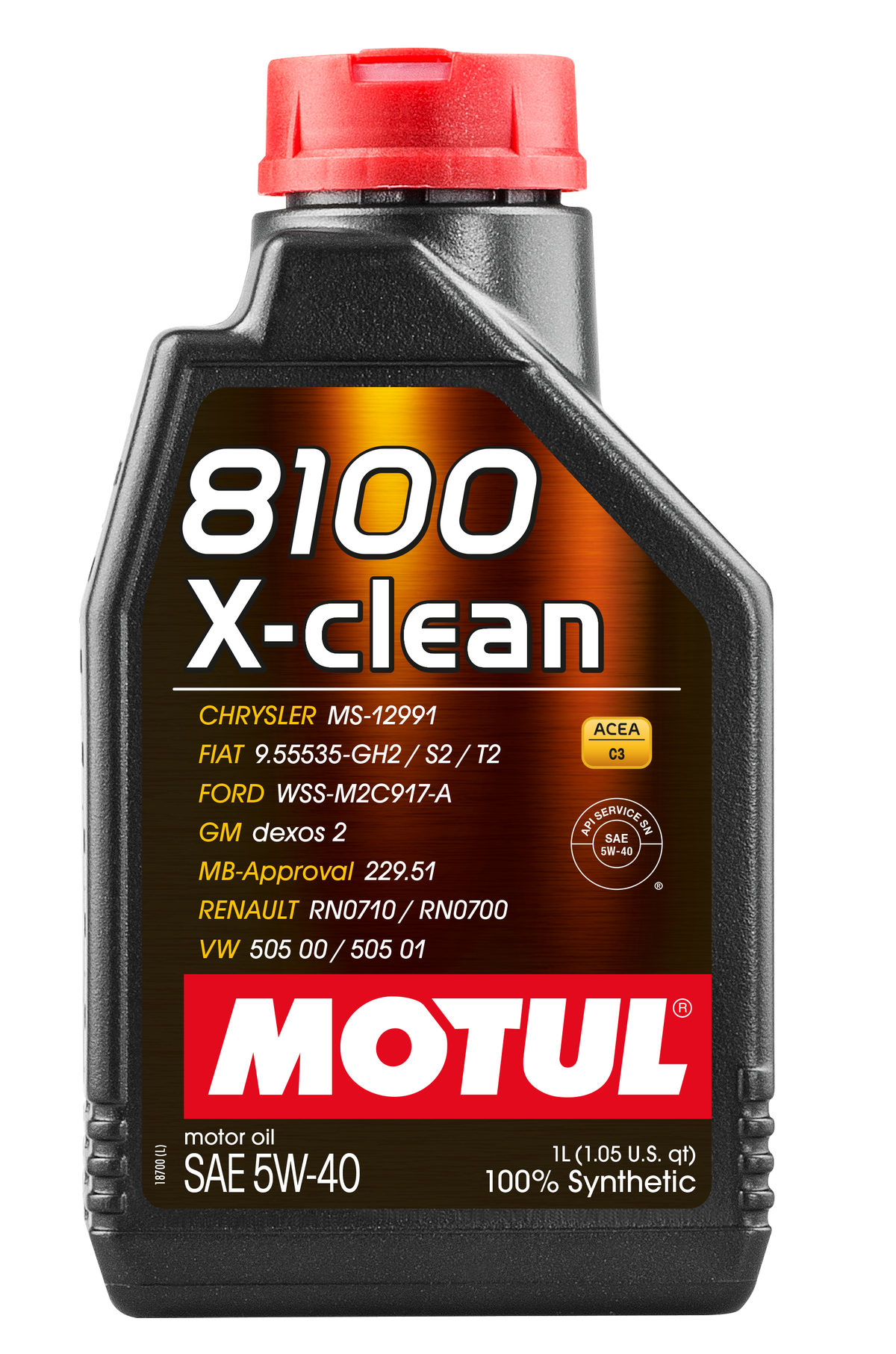 Motul 8100 X-CLEAN 5W40 Engine Oil