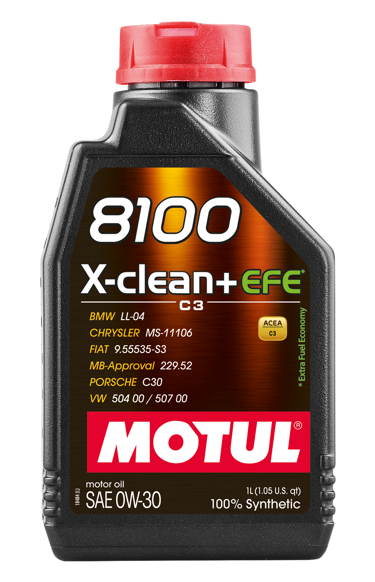 Motul 8100 X-clean + EFE 0W30 Engine Oil