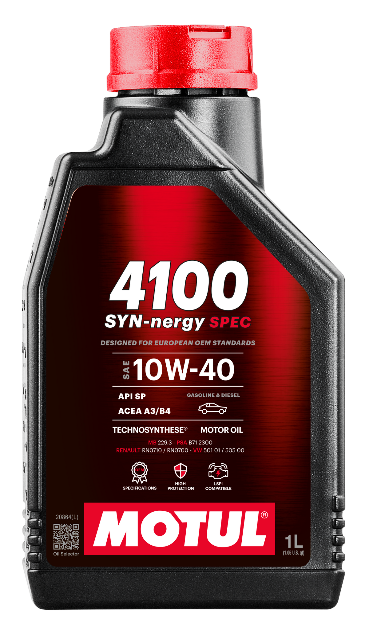 Motul 4100 SYN-nergy SPEC 10W-40 Engine Oil