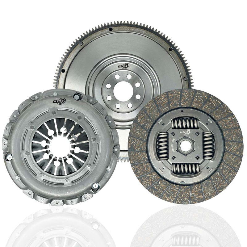 RTS Performance SMF Clutch Kit with Single Mass Flywheel – 1.8 T / 1.9 TDI – VW Golf (MK3/4),Audi A3 (8L), TT (8N) / Seat Leon (MK1)- HD, Twin Friction or 5 Paddle (RTS-1855SMF) - Car Enhancements UK