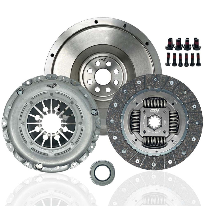 RTS Performance SMF Clutch Kit with Single Mass Flywheel – BMW E36 / E46 (Pre 2003 10 Spline Models) – Twin Friction, 5 Paddle, HD (Organic) (RTS-3646SMF) - Car Enhancements UK