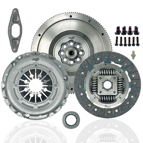 RTS Performance SMF Clutch Kit with Single Mass Flywheel – BMW (2003 Onwards 22 Spline Models) – Twin Friction, 5 Paddle, HD (Organic) (RTS-5254SMF) - Car Enhancements UK