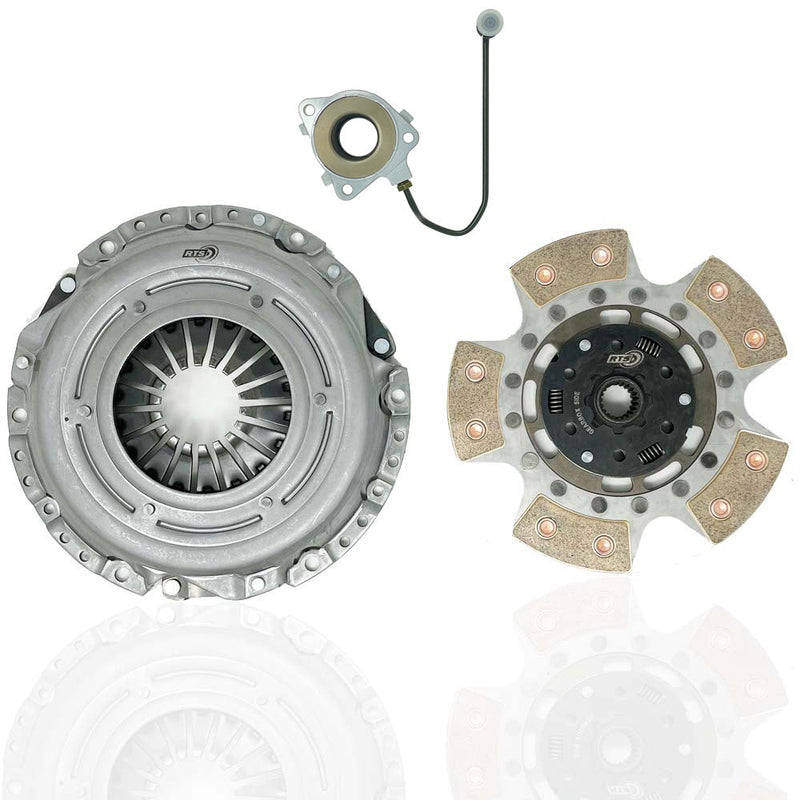 RTS Performance Clutch Kit (INCLUDING CSC) – Vauxhall Astra/Corsa E VXR/Insignia/Zafira, SAAB 9-5 – Twin Friction, 5 Paddle, HD (Organic) (RTS-2162CSC) - Car Enhancements UK