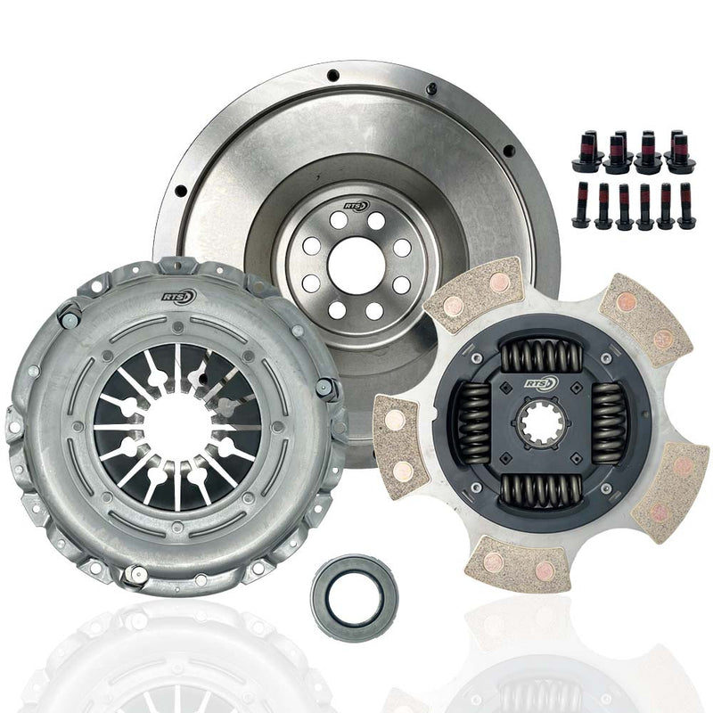 RTS Performance SMF Clutch Kit with Single Mass Flywheel – BMW E36 / E46 (Pre 2003 10 Spline Models) – Twin Friction, 5 Paddle, HD (Organic) (RTS-3646SMF) - Car Enhancements UK