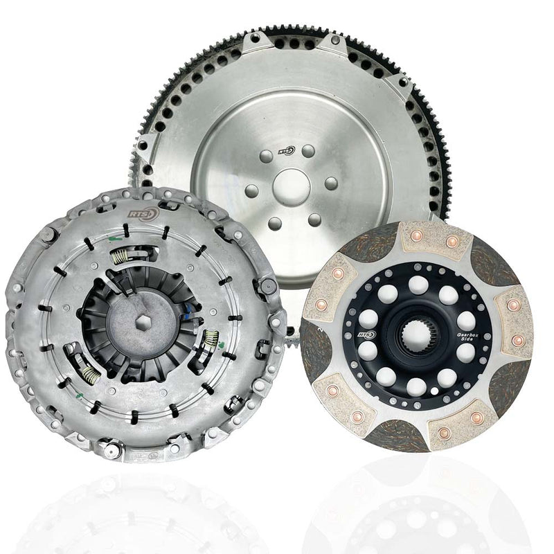 RTS Performance Clutch Kit with Lightweight Flywheel – Ford Focus ST170 – Twin Friction, 5 Paddle, HD (RTS-0170) - Car Enhancements UK