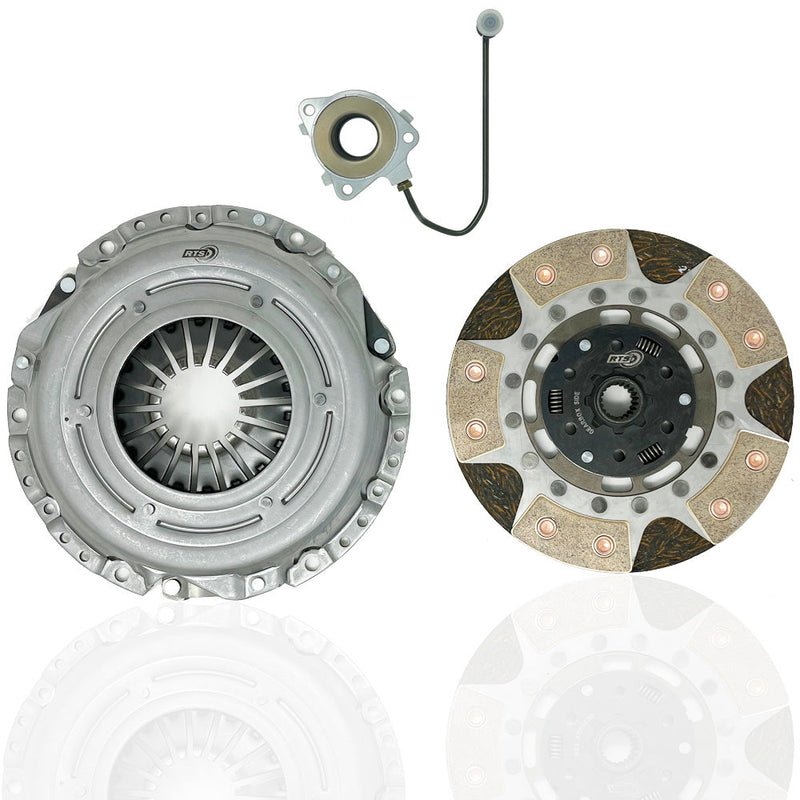 RTS Performance Clutch Kit (INCLUDING CSC) – Vauxhall Astra/Corsa E VXR/Insignia/Zafira, SAAB 9-5 – Twin Friction, 5 Paddle, HD (Organic) (RTS-2162CSC) - Car Enhancements UK