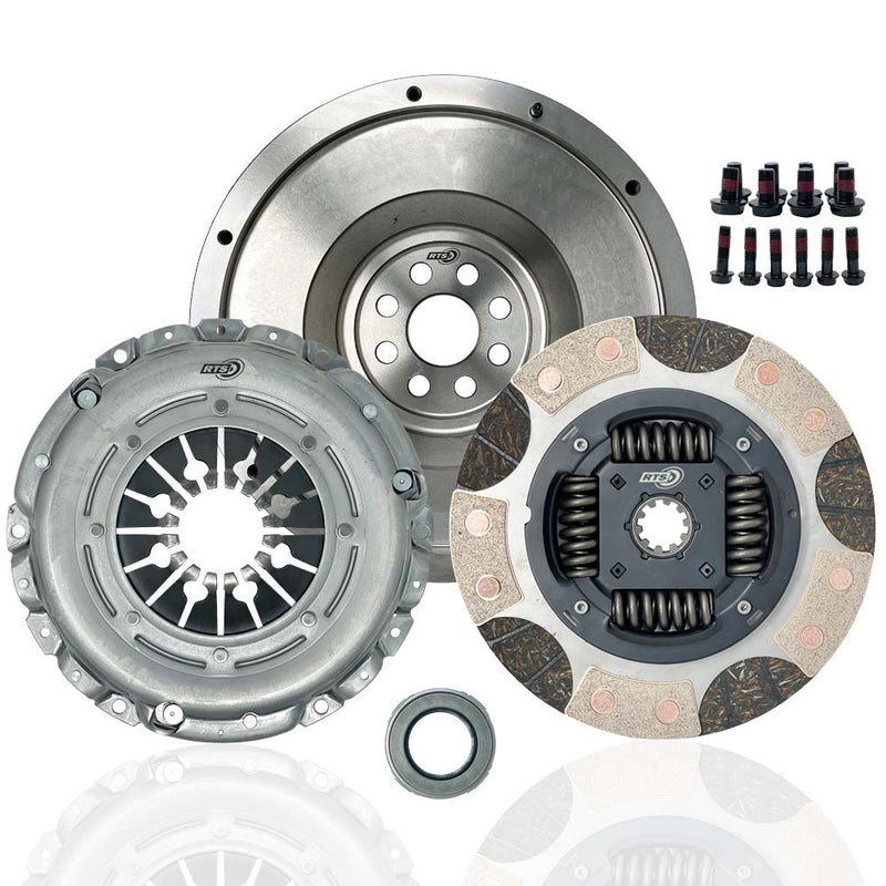 RTS Performance SMF Clutch Kit with Single Mass Flywheel – BMW E36 / E46 (Pre 2003 10 Spline Models) – Twin Friction, 5 Paddle, HD (Organic) (RTS-3646SMF) - Car Enhancements UK