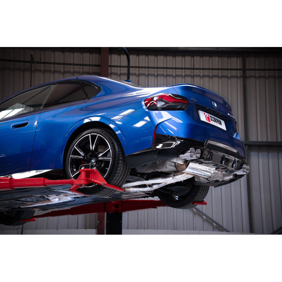 Scorpion Cat/GPF-Back system with electronic valve G42 BMW M240i