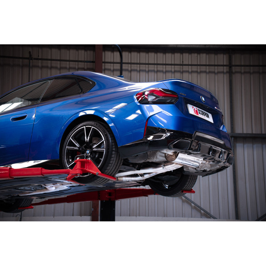 Scorpion Cat/GPF-Back system with electronic valve G42 BMW M240i