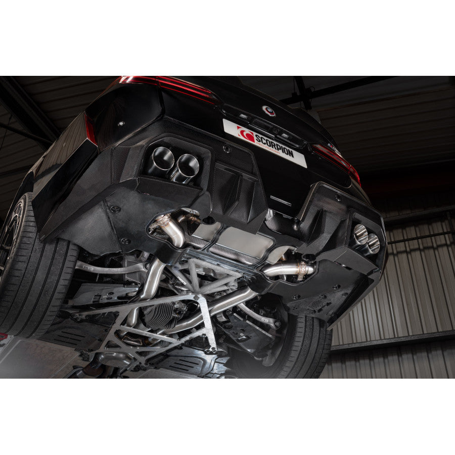Scorpion G90/G99 BMW M5 GPF-Back system with electronic valves