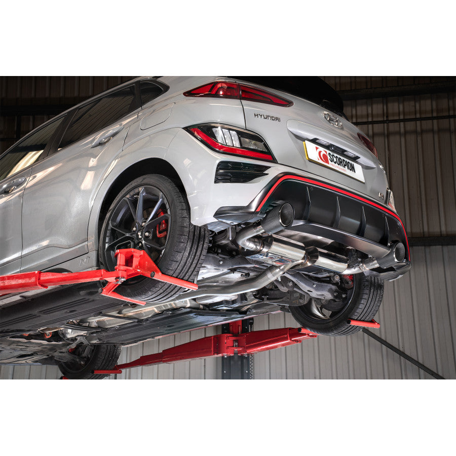Scorpion Hyundai Kona N Non-resonated GPF-back system