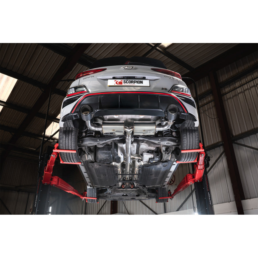 Scorpion Hyundai Kona N Non-resonated GPF-back system