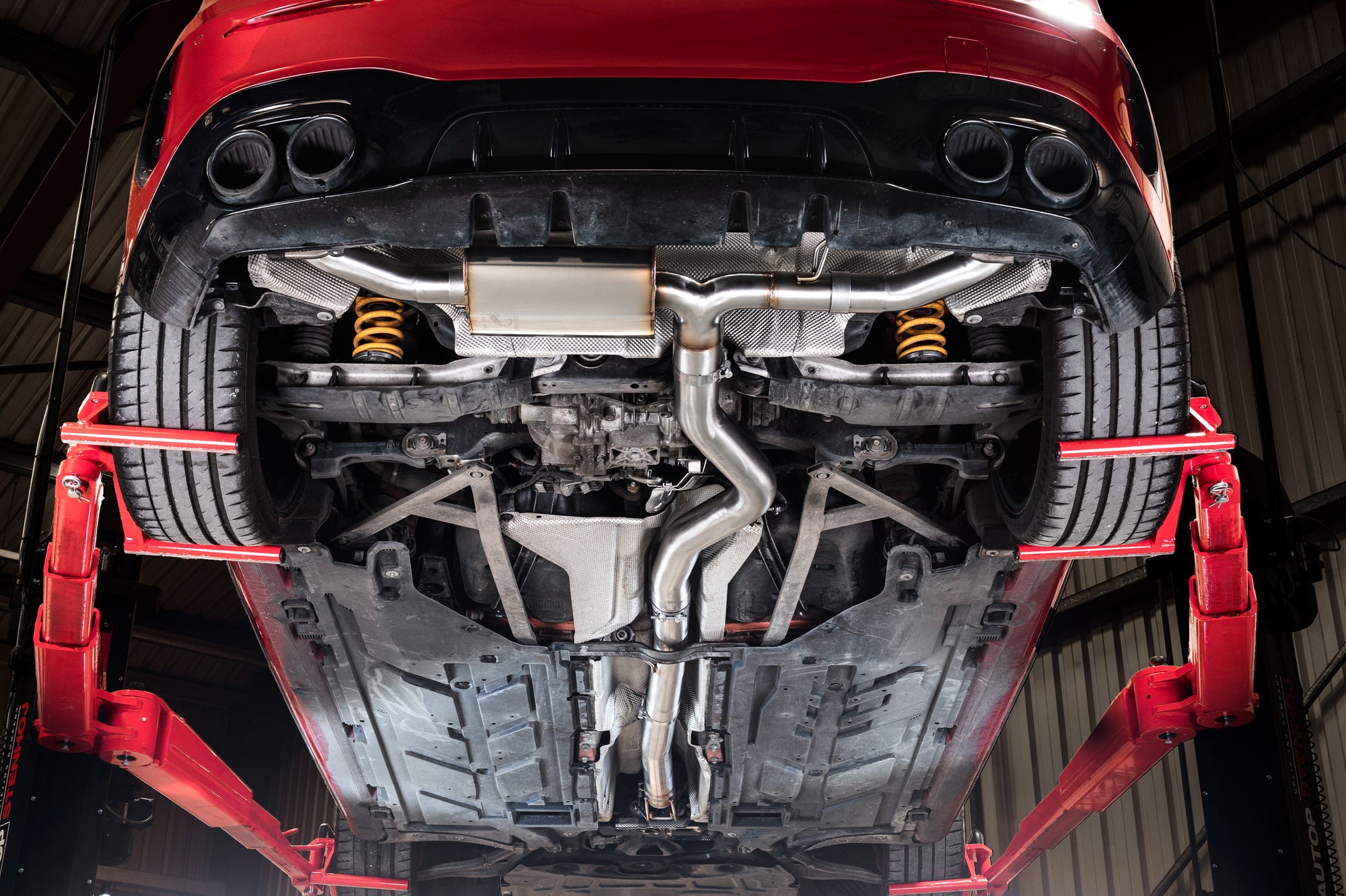 A-Class A45S w177 Scorpion Non-resonated GPF back system