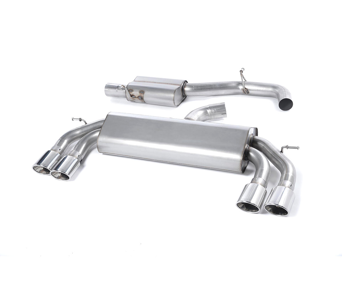Milltek Sport Audi S3 8V 3DR Non-Valved Race Cat-Back Exhaust