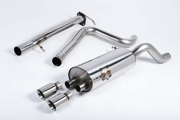 Milltek Ford Fiesta Mk7 ST 1.6L EcoBoost (182PS & 200PS) (13-19) Cat-Back Exhaust – Non-Resonated- Polished Tips