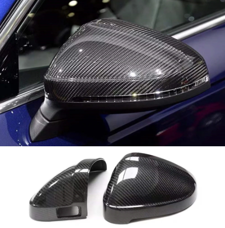 Audi A4/A5, S4/S5 & RS4/RS5 B9 Genuine Carbon Fibre Replacement Mirror Covers (2016+)