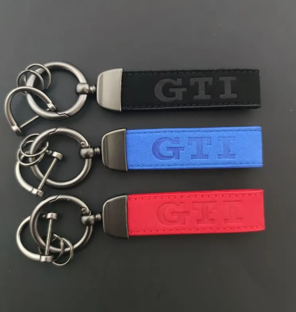 Volkswagen GTI Alcantara Keyring (Multiple Colours)