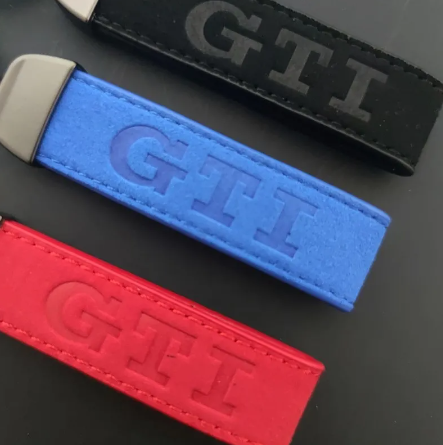 Volkswagen GTI Alcantara Keyring (Multiple Colours)