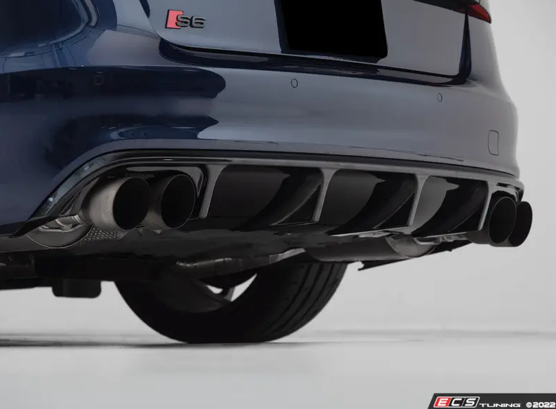 ECS Rear Diffuser in Gloss Black - Audi S6 C7 Pre-Facelift (2012-2015)