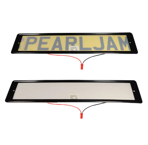 GHOST PLATES Frosted Number Plate / Licence Plate Surrounds  - PREORDER