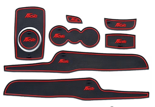 Ford Fiesta MK7 Rubber Anti-Slip Interior Storage Mats (2009 - 2017)