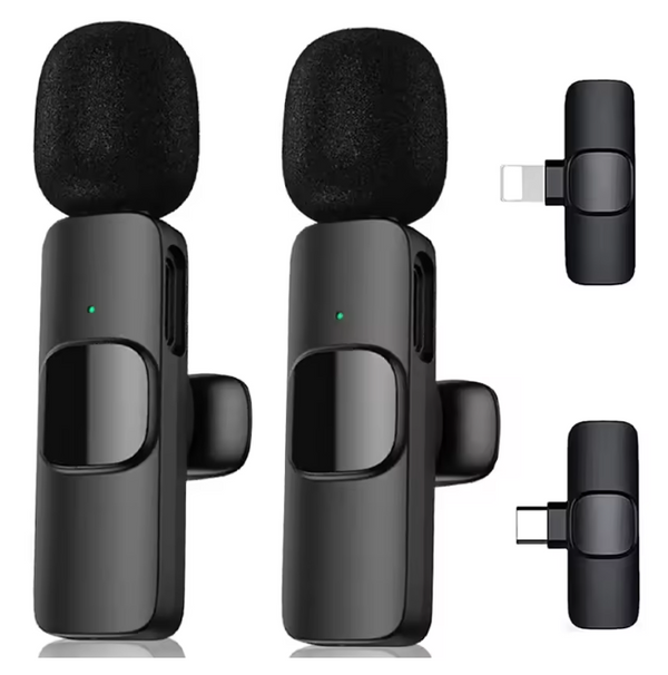 Mini Clip On Wireless Microphone Set