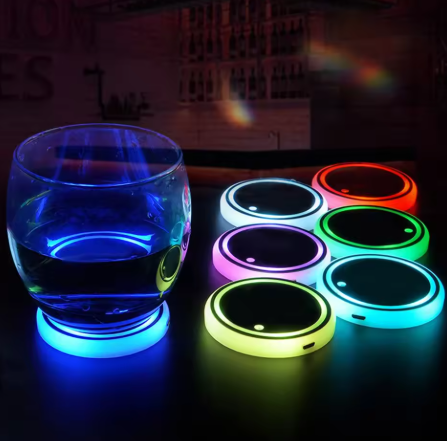 LED Light Up Universal Cup Holders
