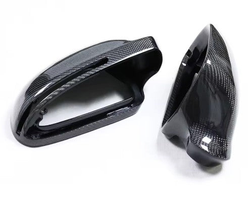 Audi B8 Carbon Fibre Mirror Cover Replacements (Multiple Models | 2008-2016)