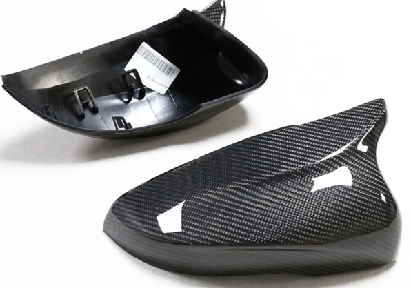 Volkswagen Golf MK6 M Style Genuine Carbon Fibre Replacement Mirror Covers (2009-2013)