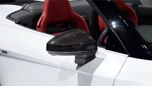 Audi TT / TTS / TTRS MK3 Genuine Carbon Fibre Mirror Covers (2016+)