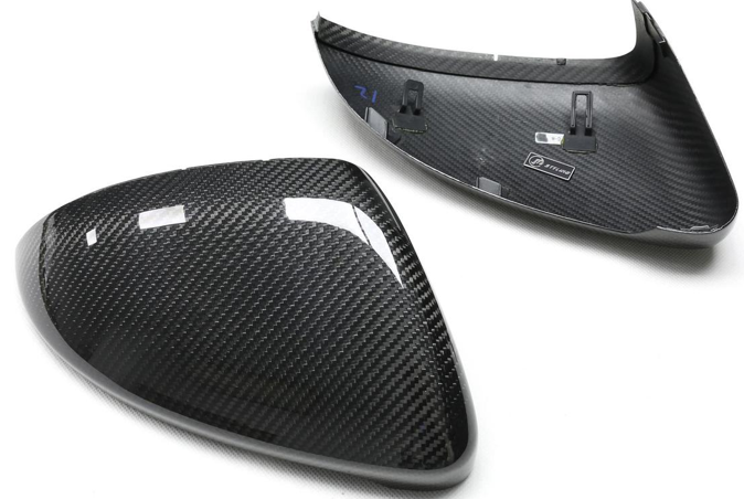 Volkswagen VW Golf MK8 / ID3 Genuine Dry Carbon Fibre Replacement Wing Mirror Covers (2020+)