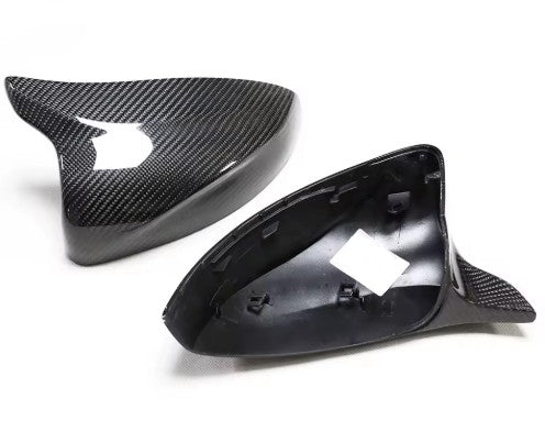 Audi A3 / S3 / RS3 8V M Style Genuine Carbon Fibre Mirror Replacement Covers (2013 - 2020 Models)