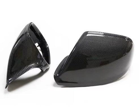 Audi Q5, SQ5, Q7 & SQ7 MK1 / Gen 1 Genuine Carbon Fibre Mirror Cover Replacements (2009-2012)