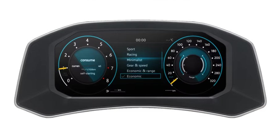 Volkswagen T-ROC MK1 (2018-2025) 12.3" Digital Instrument Cluster – LCD Upgrade