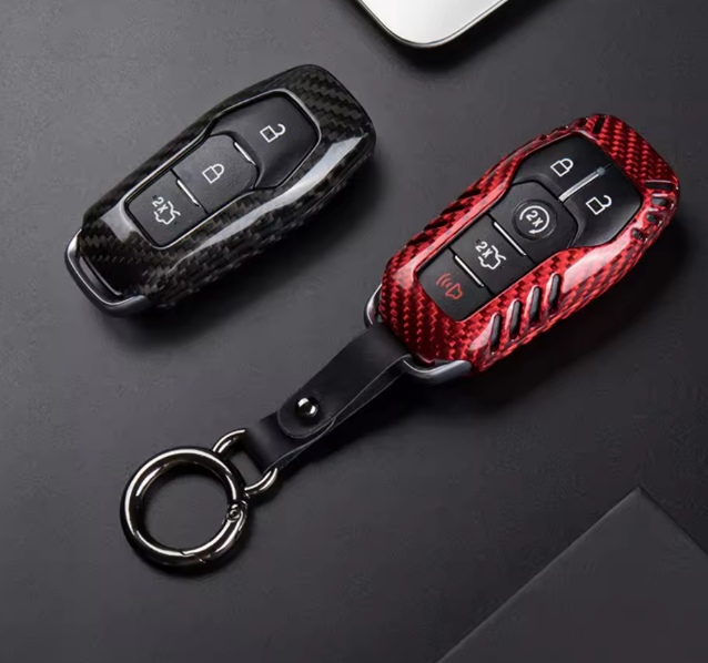 Ford Multi Model Carbon Fibre Key Cover Style 2