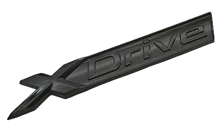BMW X-Drive Badge / Emblem Gloss Black