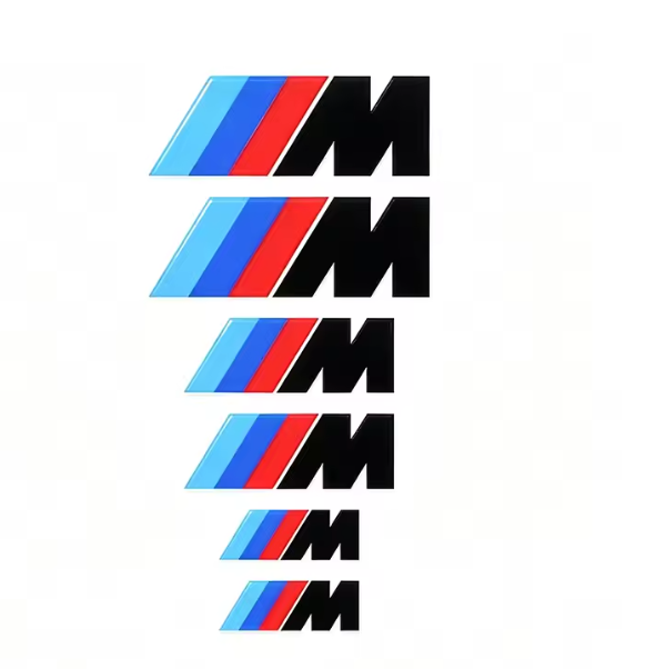 BMW M Logo Brake Caliper Stickers 6pcs (Multiple Models)