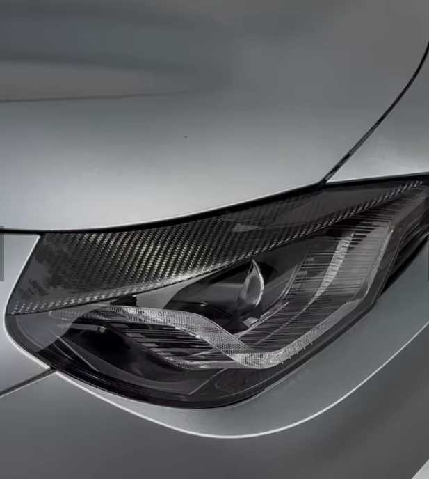 BMW G87 M2 Genuine Carbon Fibre Headlight Eyebrows