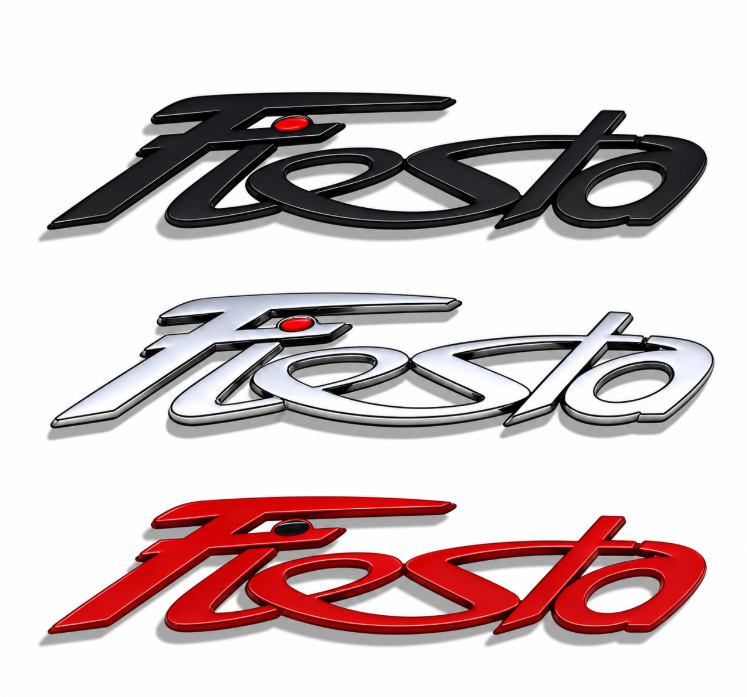 Ford Fiesta MK7 Logo Self Adhesive Boot Badges