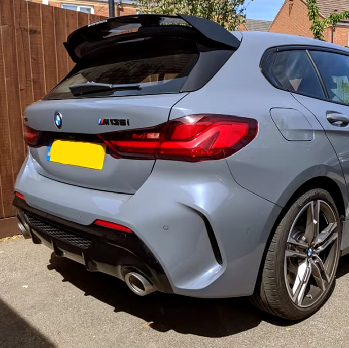 BMW 1 Series F40 Gloss Black M Roof Spoiler (2019+) - DAS