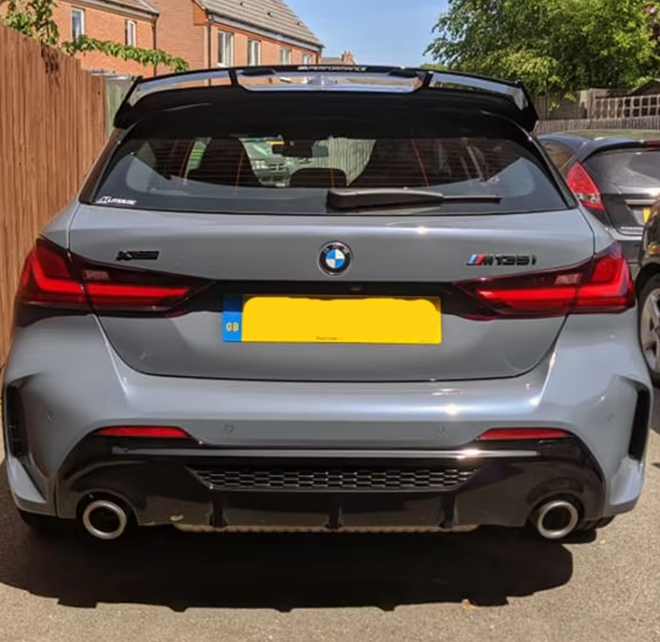 BMW 1 Series F40 Gloss Black M Roof Spoiler (2019+) - DAS