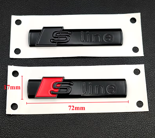 AUDI S-Line Self Adhesive Badges