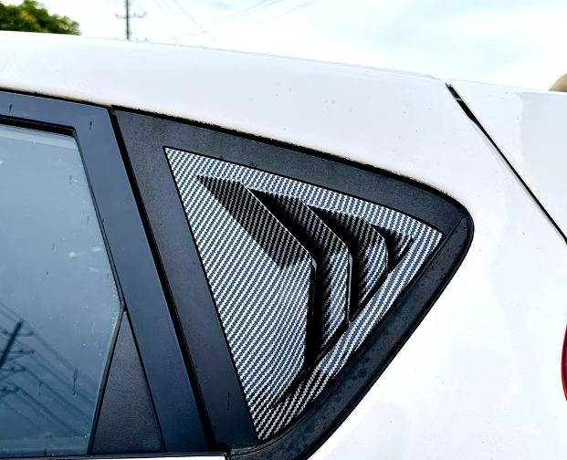 Ford Fiesta MK7 / MK7.5 Rear Window Louvres (5-Door Models) (2008 - 2017)