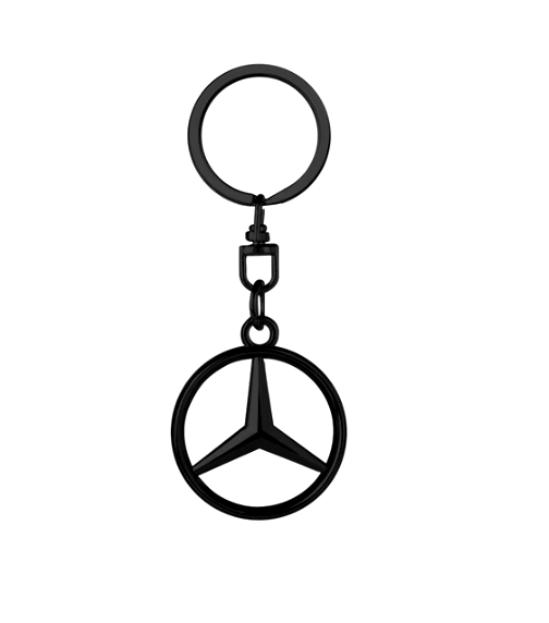 Mercedes Benz Logo Metal Keyring