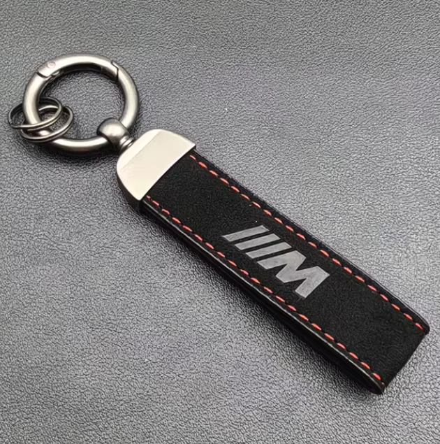 BMW 'M' Logo Alcantara Keyring