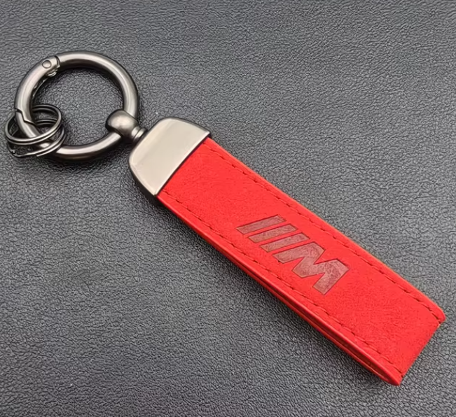 BMW 'M' Logo Alcantara Keyring