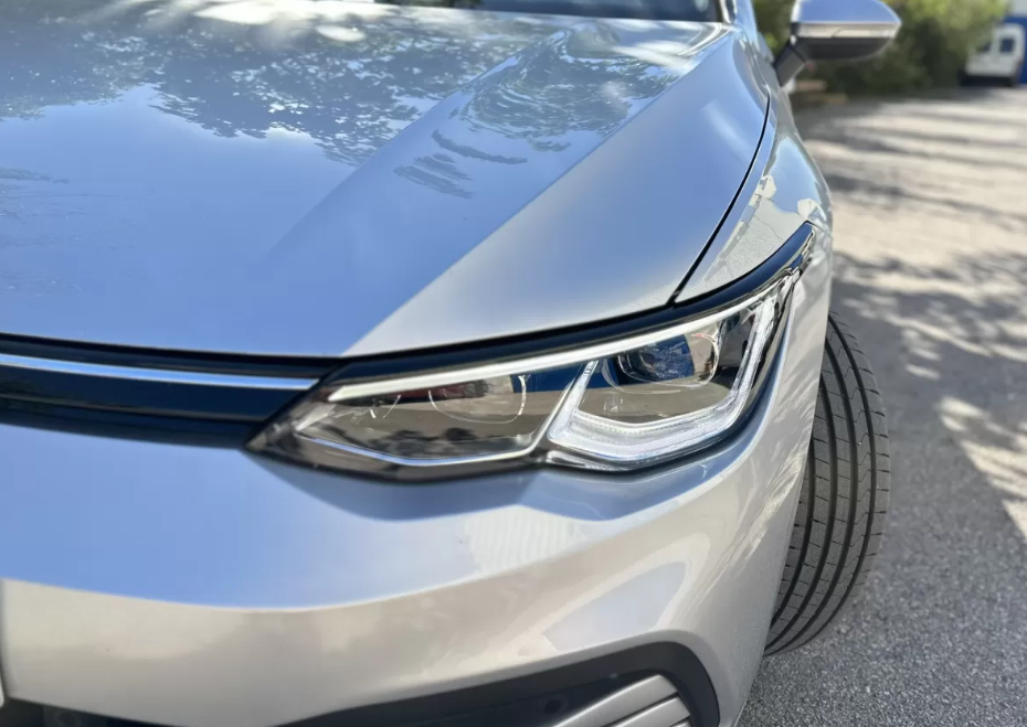 Volkswagen Golf MK8 Gloss Black Headlight Eyebrows (2020+  Models)