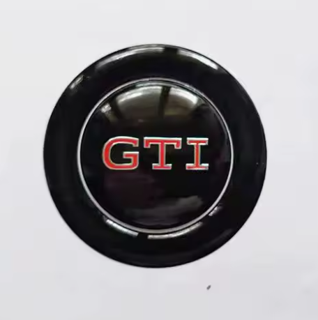 Volkswagen Steering Wheel 'VW' Golf MK8 Badge / Logo Overlay (GTI / R / R Line)