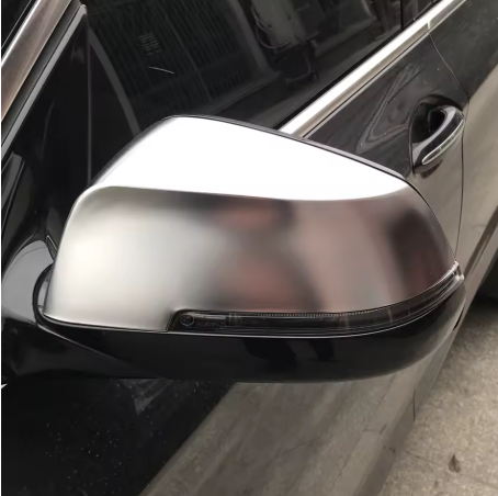 BMW 1, 2, 3 & 4 Series Satin Chrome Wing Mirror Covers (2012-2020 Models)